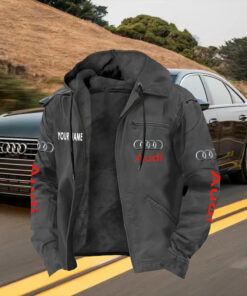 Audi Zip Hoodie Customize Name