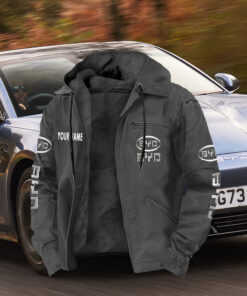 BYD Zip Hoodie Customize Name