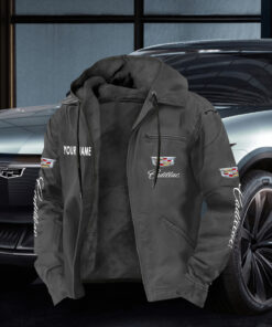 Cadillac Zip Hoodie Customize Name