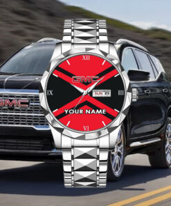 GMC Quartz Watch Customize Name