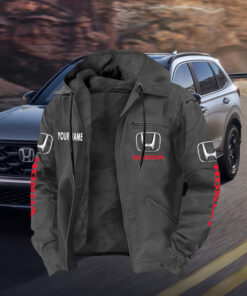 Honda Zip Hoodie Customize Name