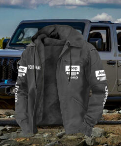 Jeep Zip Hoodie Customize Name