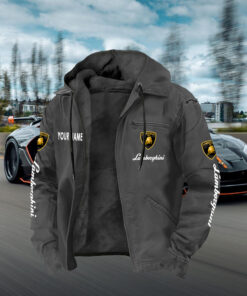 Lamborghini Zip Hoodie Customize Name