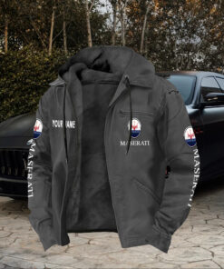 Maserati Zip Hoodie Customize Name