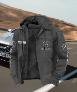 Mercedes-Benz Zip Hoodie Customize Name