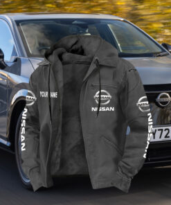 Nissan Zip Hoodie Customize Name