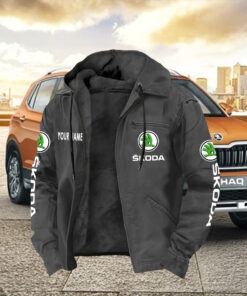 Skoda Zip Hoodie Customize Name