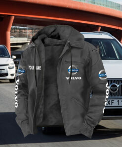 Volvo Zip Hoodie Customize Name