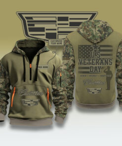 Cadillac US Veteran Day Honor Respect Gratitude Personalised Veterans Shirt