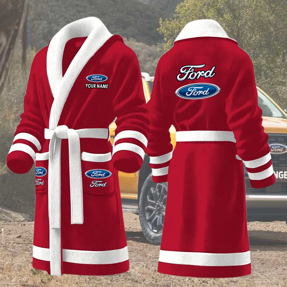 Ford Bathrobes Custom Name - Image 6