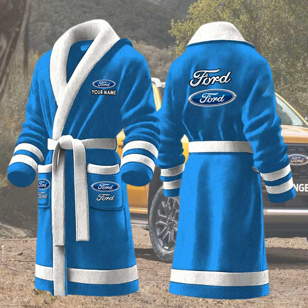 Ford Bathrobes Custom Name - Image 7