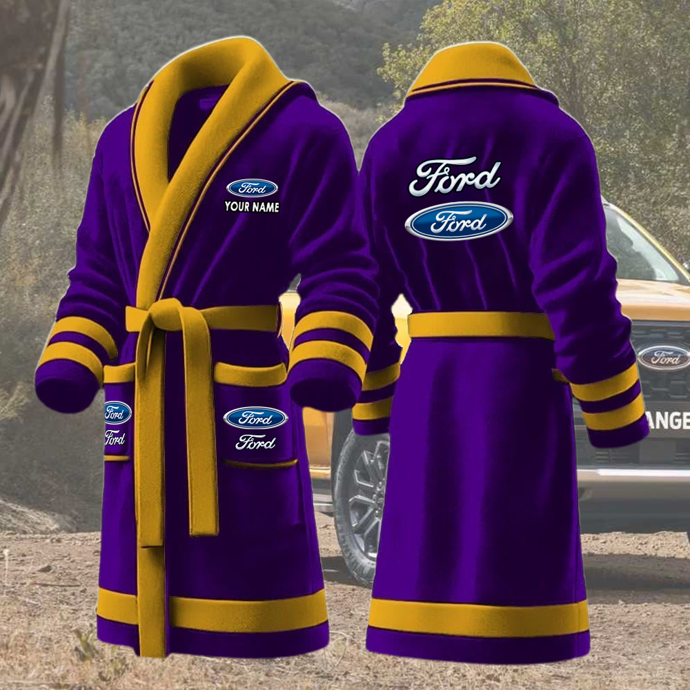 Ford Bathrobes Custom Name - Image 8