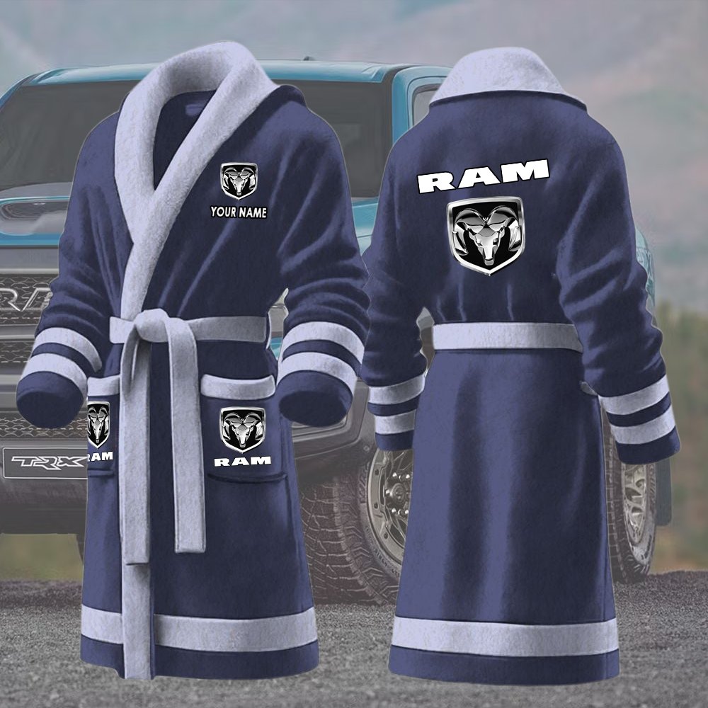 Ram Bathrobes Custom Name - Image 2