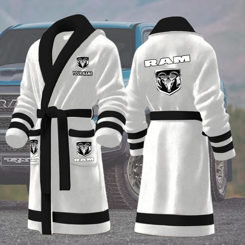Ram Bathrobes Custom Name