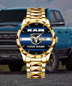 Ram Alloy Luxury Quartz Watch Customize Name