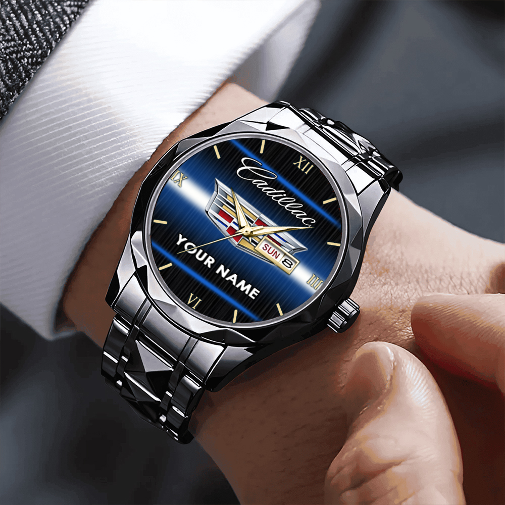 Cadillac Alloy Luxury Quartz Watch Customize Name - Image 7
