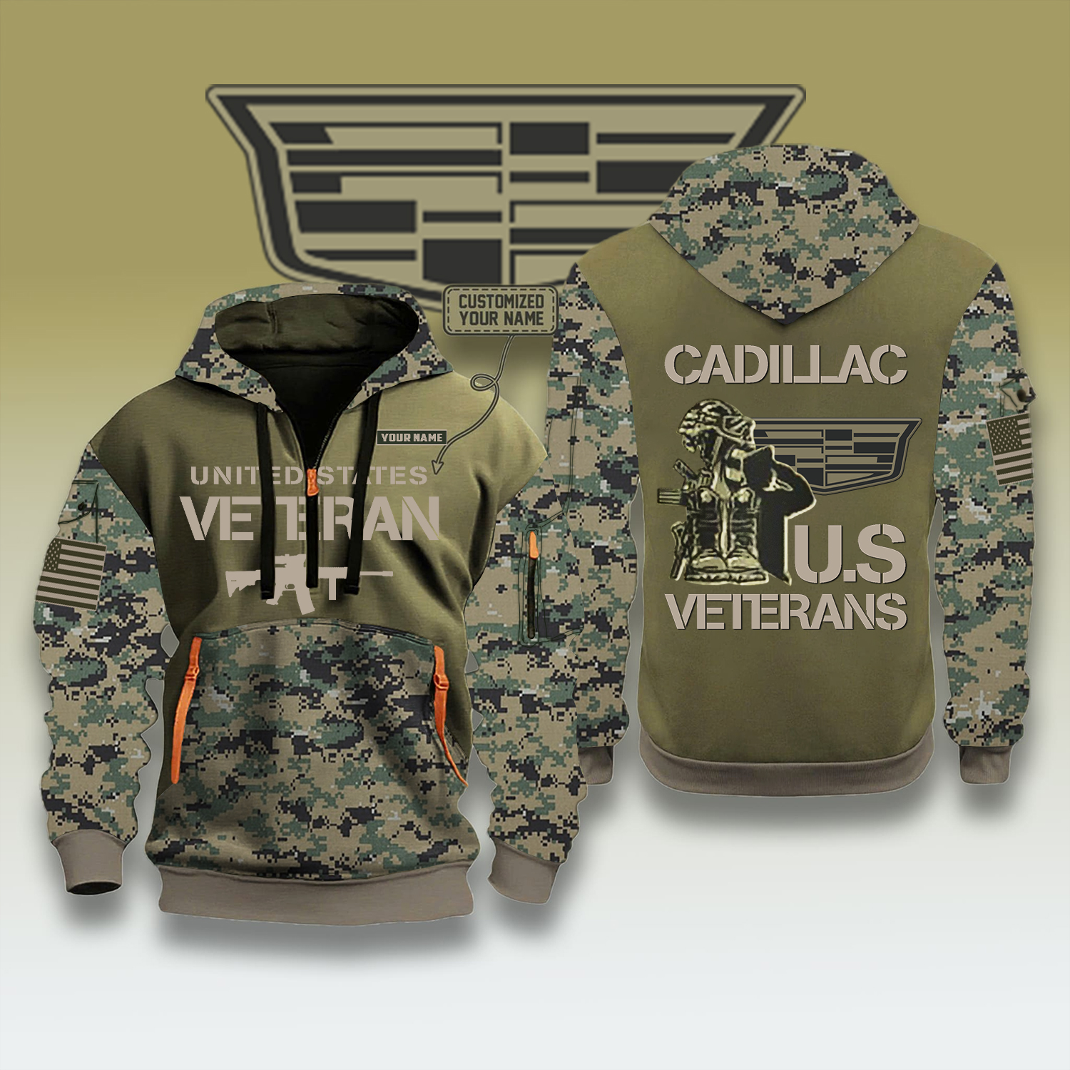 Cadillac US Veteran Day 2025 Personalised Veterans Shirt