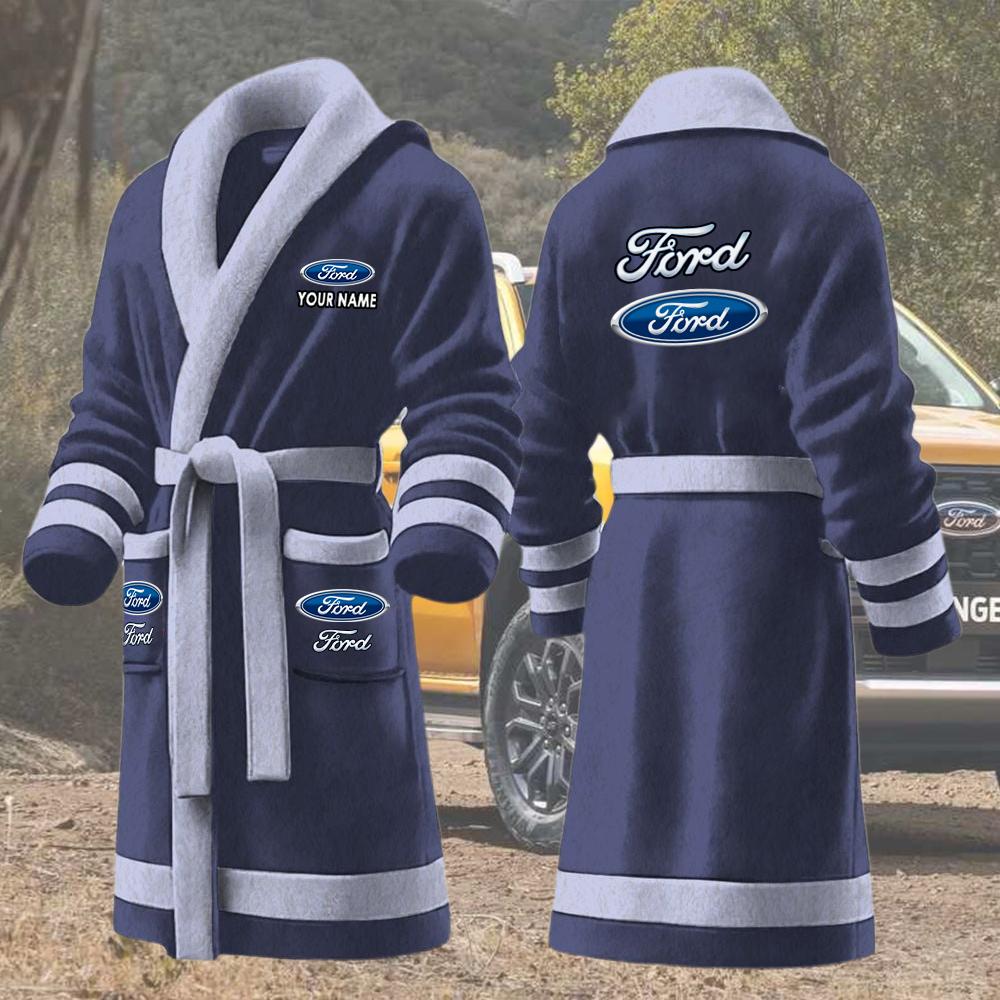 Ford Bathrobes Custom Name - Image 2