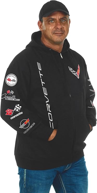 Corvette Zip-Up Hoodie - Image 5