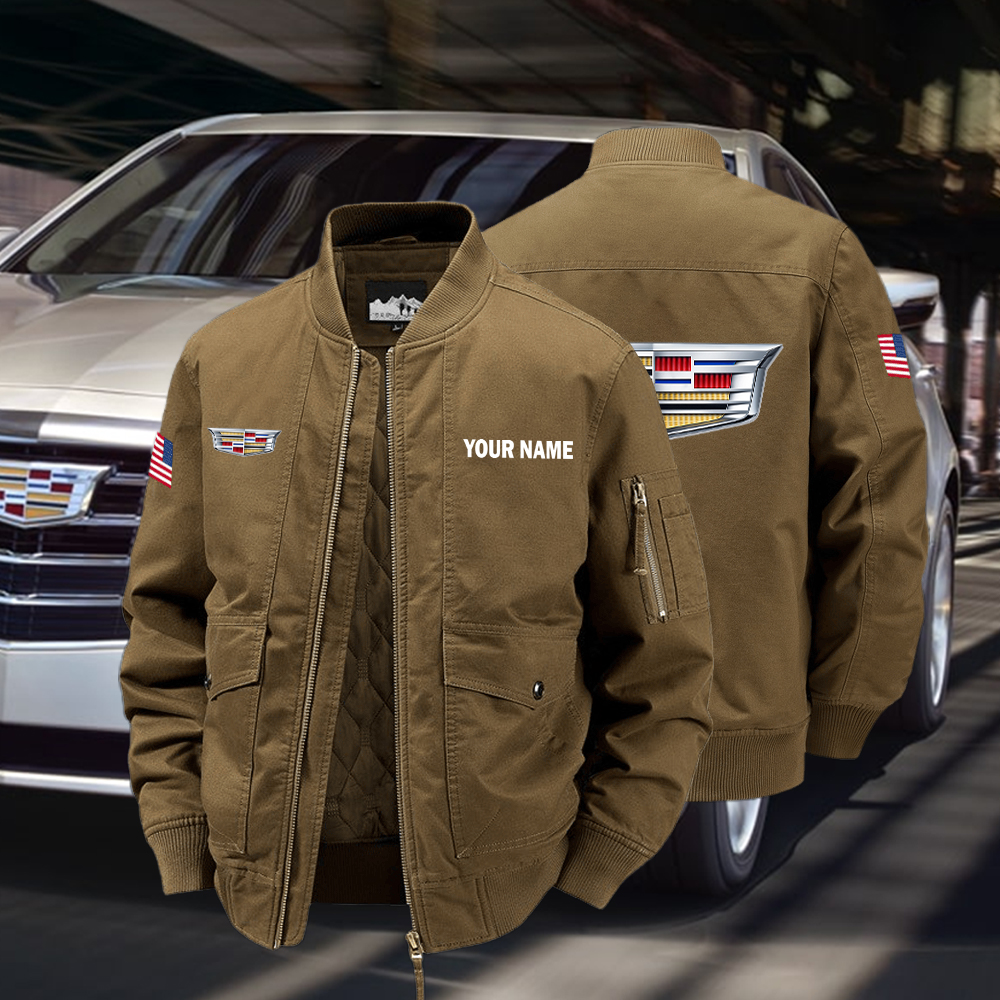 Cadillac Bomber Jacket Custom Name - Image 2