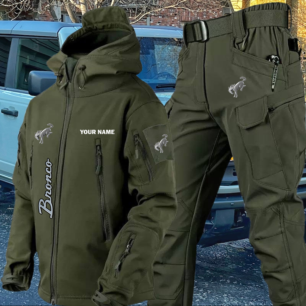 Bronco Tactical Jacket and Cargo Pant Set Customize Name - Image 2
