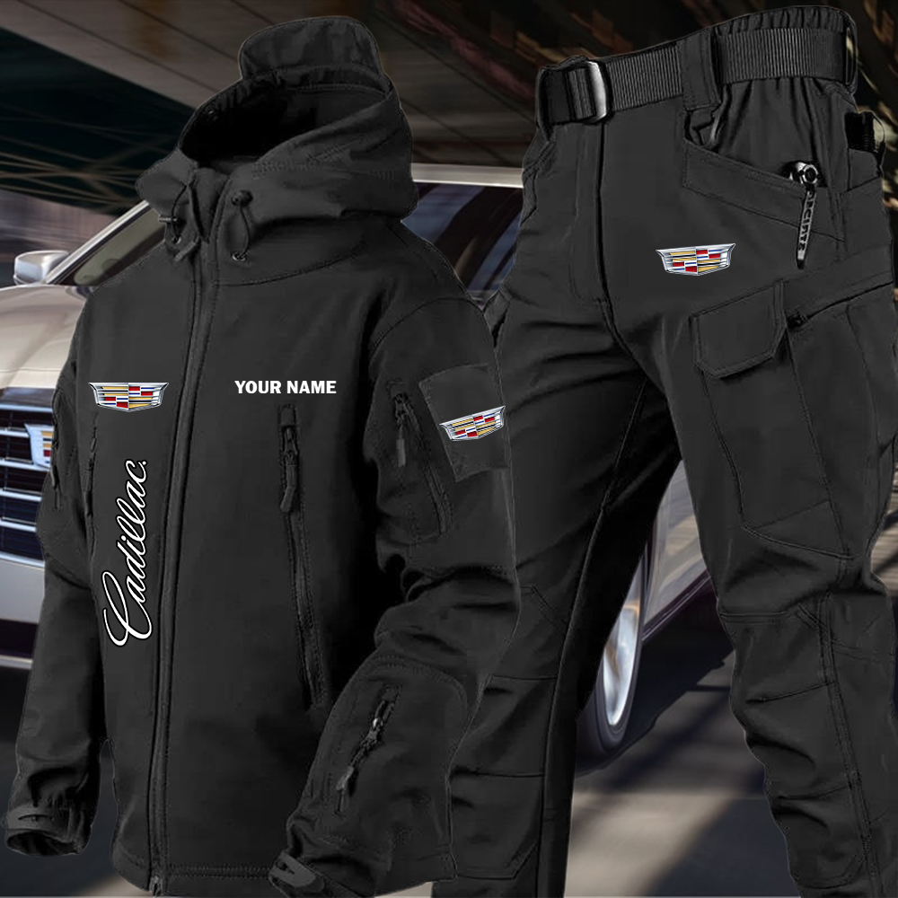 Cadillac Tactical Jacket and Cargo Pant Set Customize Name - Image 3