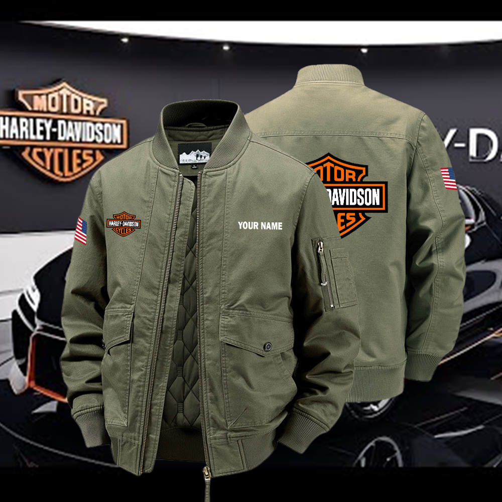 HD Bomber Jacket Custom Name - Image 4