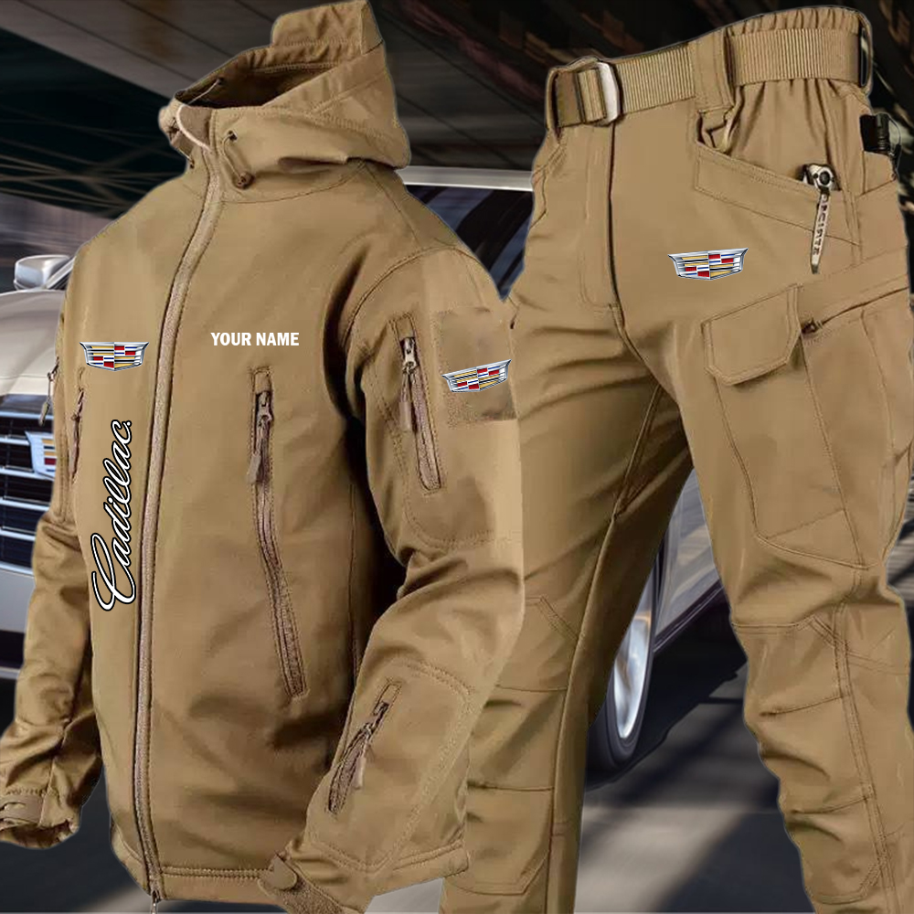 Cadillac Tactical Jacket and Cargo Pant Set Customize Name