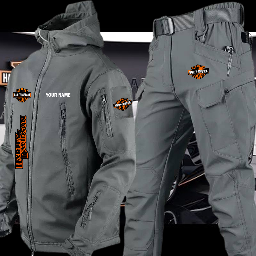 HD Tactical Jacket and Cargo Pant Set Customize Name - Image 3
