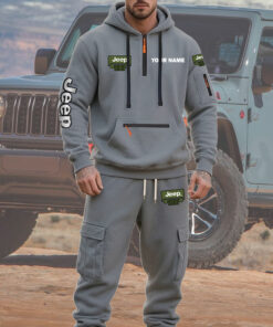 Jeep Men’s Hoodie and Jogger Set Customize Name