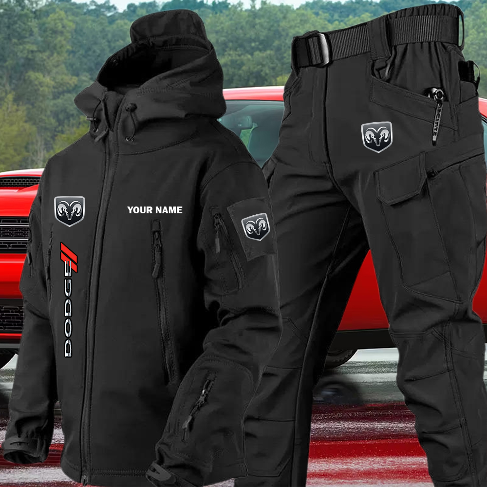 Dodge Tactical Jacket and Cargo Pant Set Customize Name - Image 3