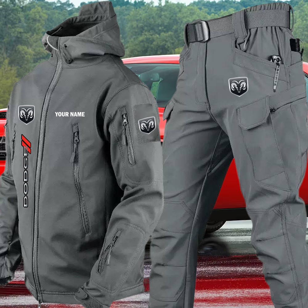 Dodge Tactical Jacket and Cargo Pant Set Customize Name - Image 4