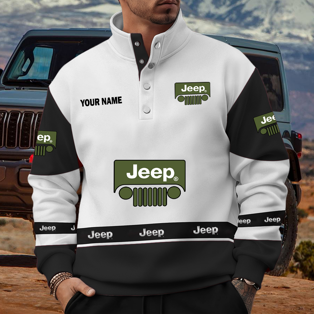 Jeep Unisex Western Style Sweater Custom Name