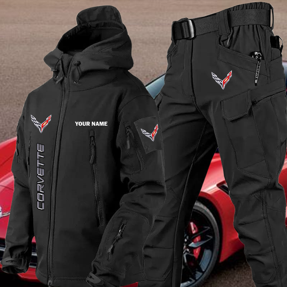 Corvette Tactical Jacket and Cargo Pant Set Customize Name - Image 3