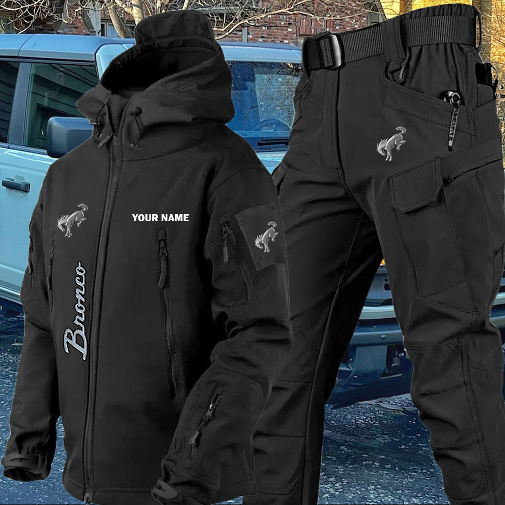 Bronco Tactical Jacket and Cargo Pant Set Customize Name - Image 3