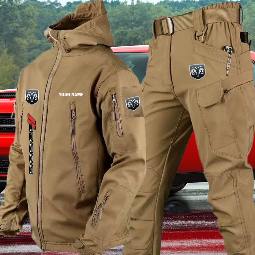 Dodge Tactical Jacket and Cargo Pant Set Customize Name