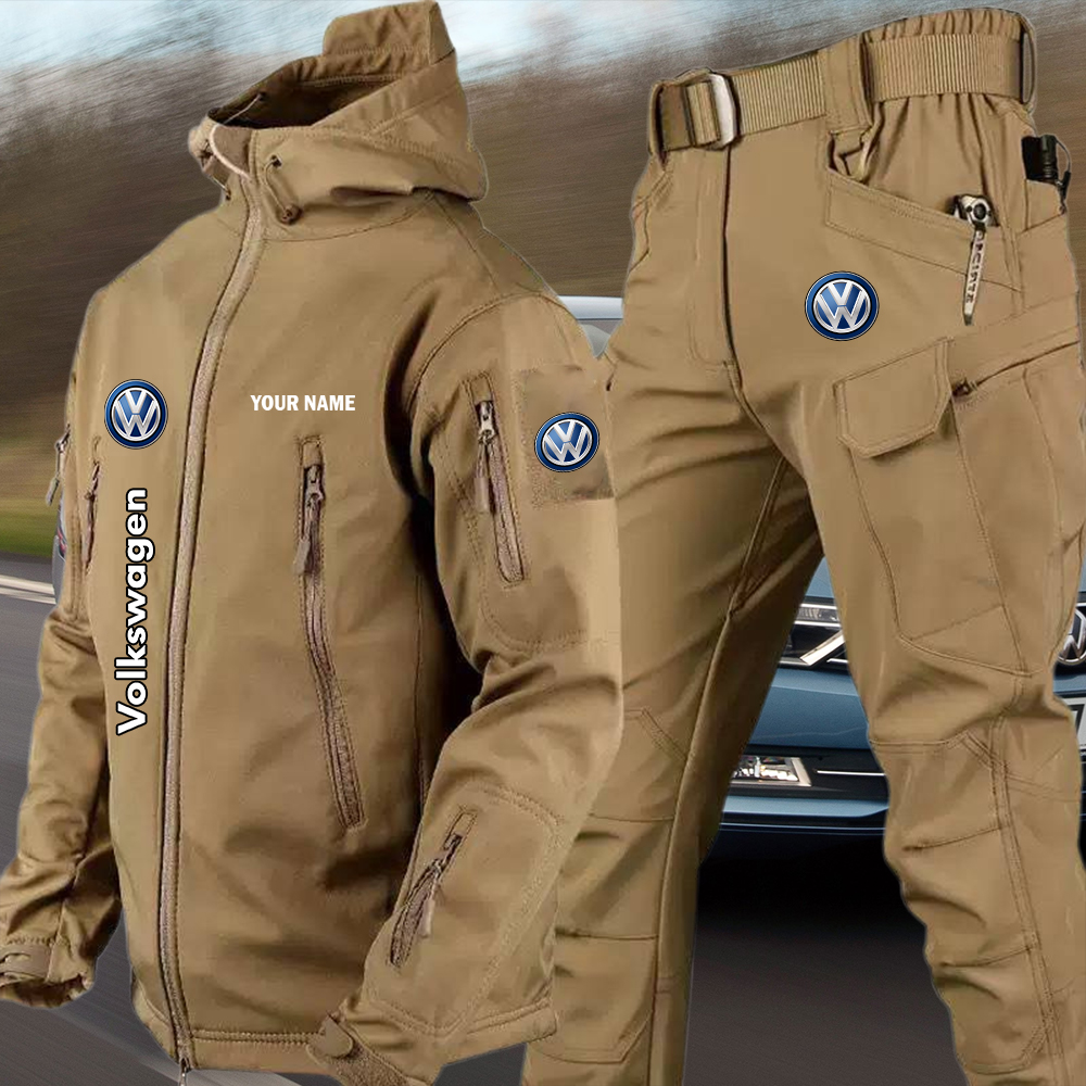 Volkswagen Tactical Jacket and Cargo Pant Set Customize Name