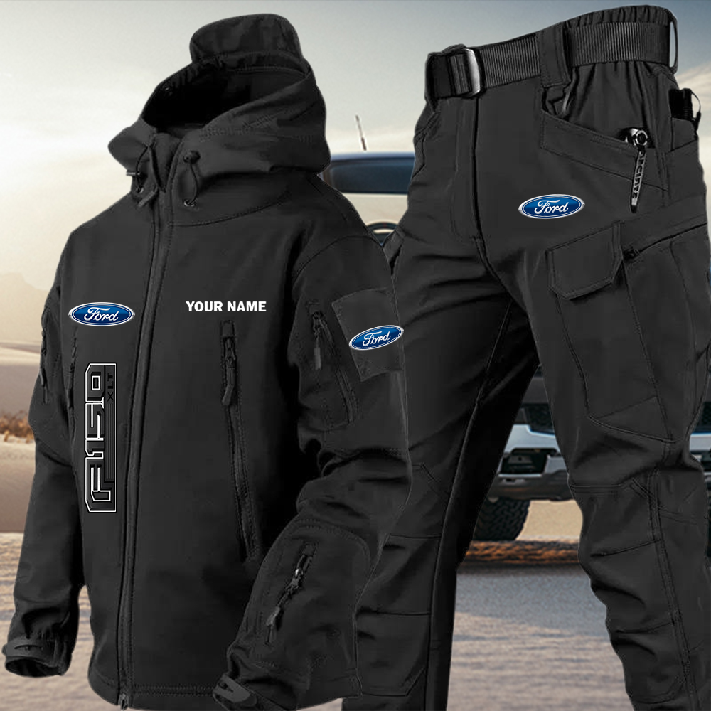 Ford F150 Tactical Jacket and Cargo Pant Set Customize Name - Image 3