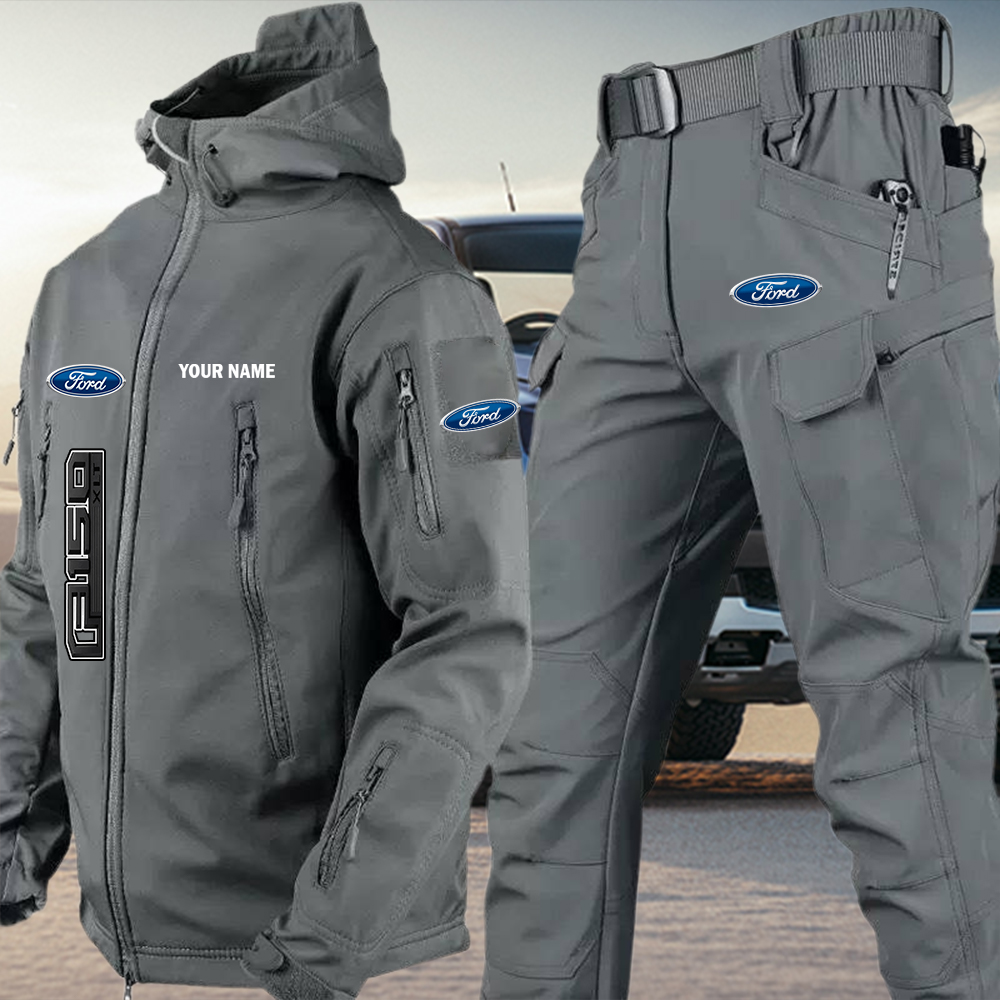 Ford F150 Tactical Jacket and Cargo Pant Set Customize Name - Image 4