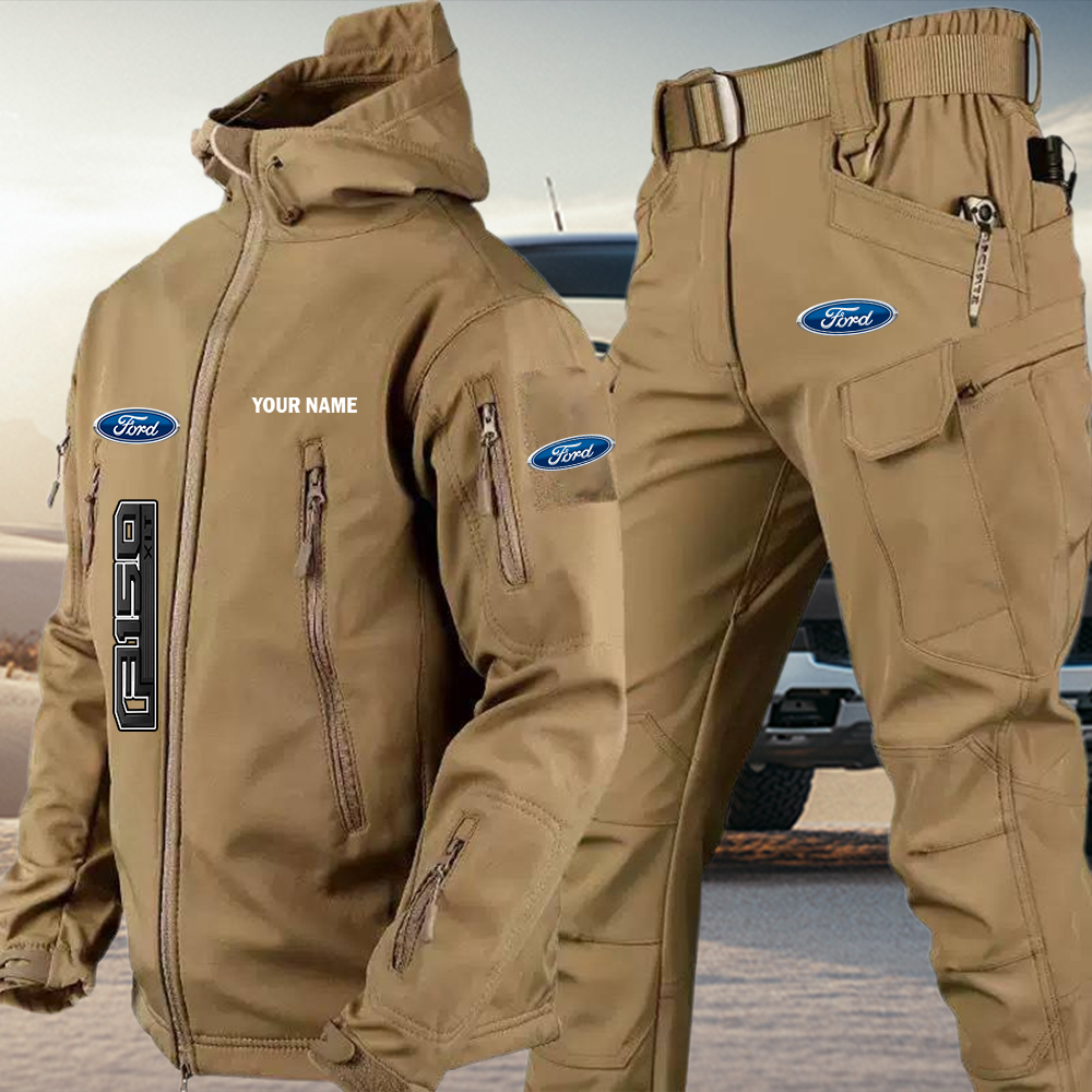 Ford F150 Tactical Jacket and Cargo Pant Set Customize Name