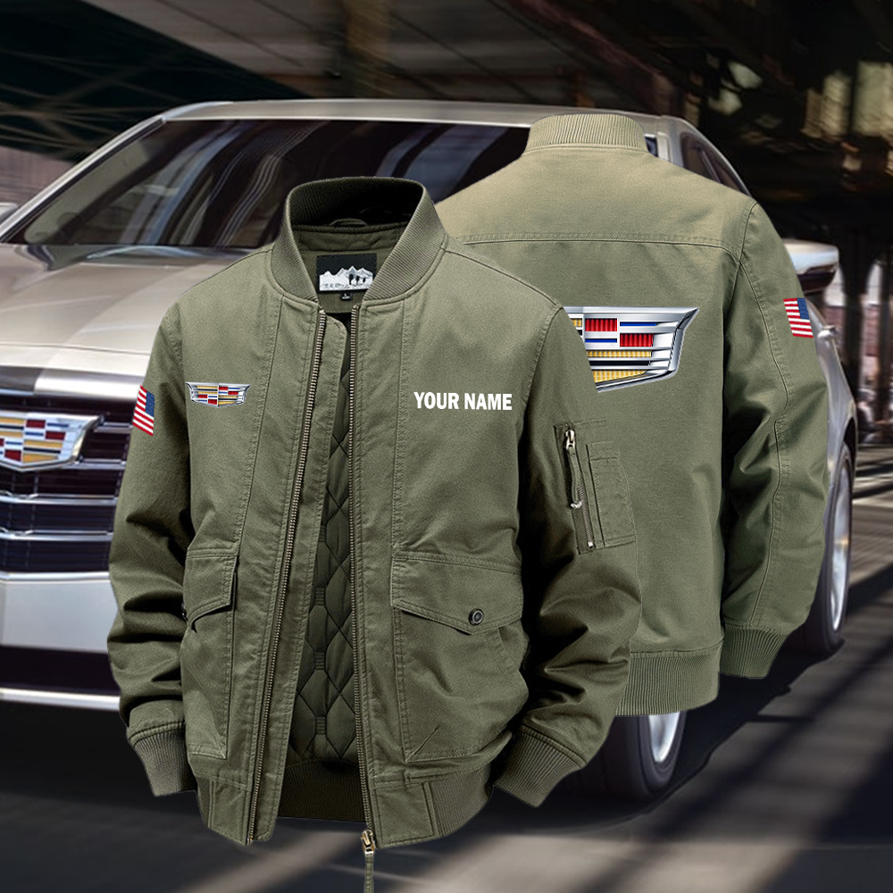 Cadillac Bomber Jacket Custom Name - Image 4