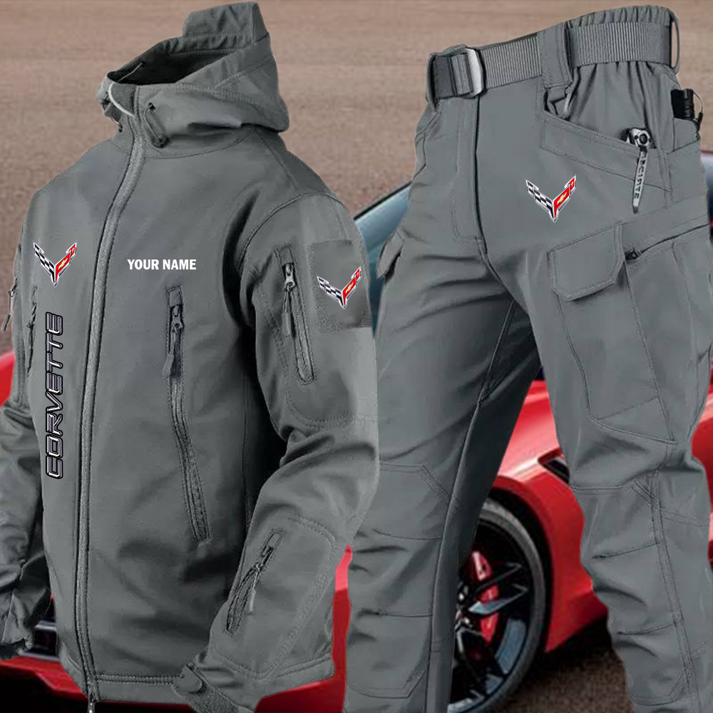 Corvette Tactical Jacket and Cargo Pant Set Customize Name - Image 4