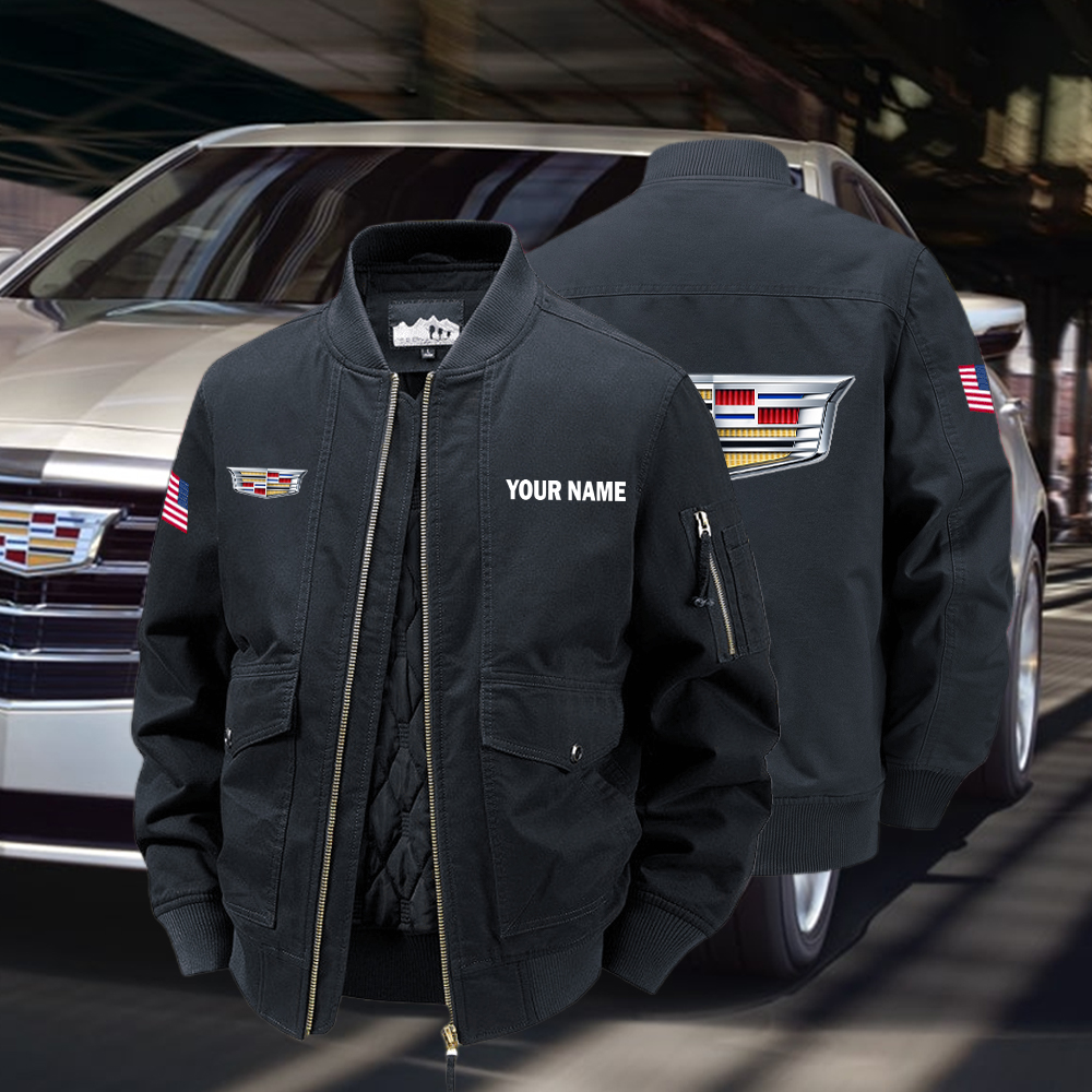 Cadillac Bomber Jacket Custom Name - Image 5