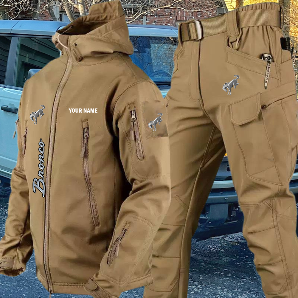 Bronco Tactical Jacket and Cargo Pant Set Customize Name