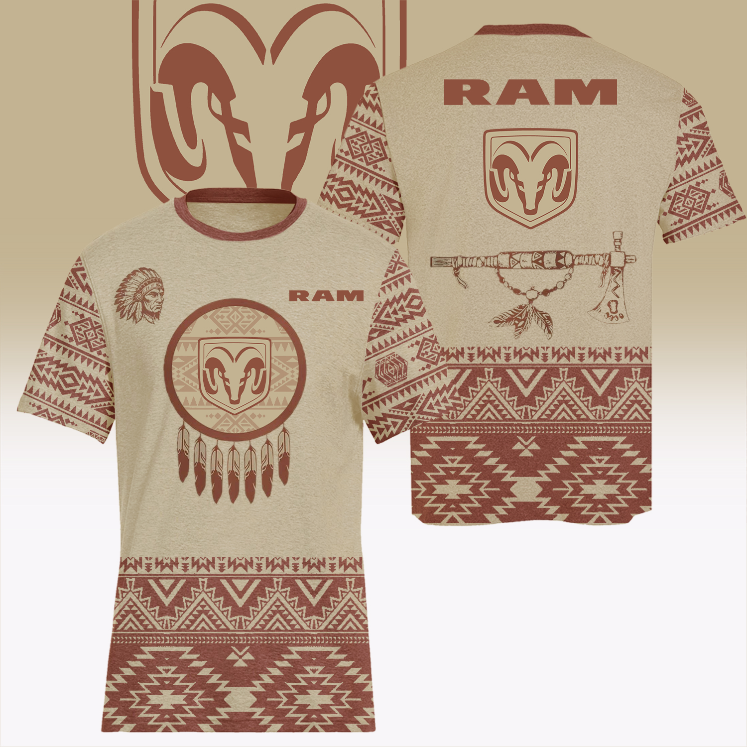 Ram Native American Heritage Month Hoodie - Image 2