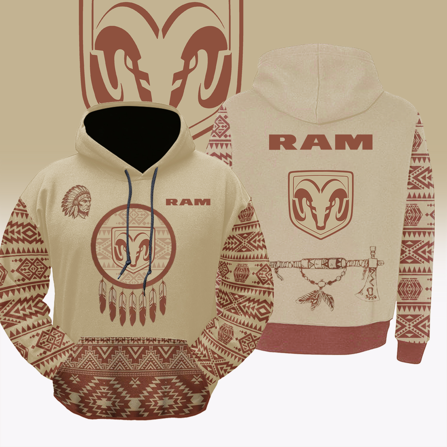 Ram Native American Heritage Month Hoodie