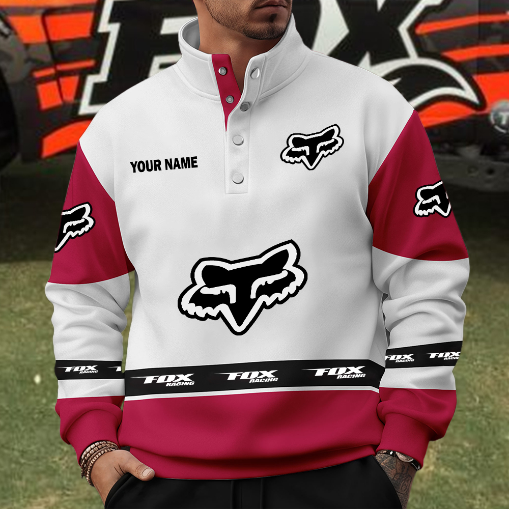 Fox Unisex Western Style Sweater Custom Name - Image 2