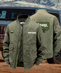 Jeep Bomber Jacket Custom Name