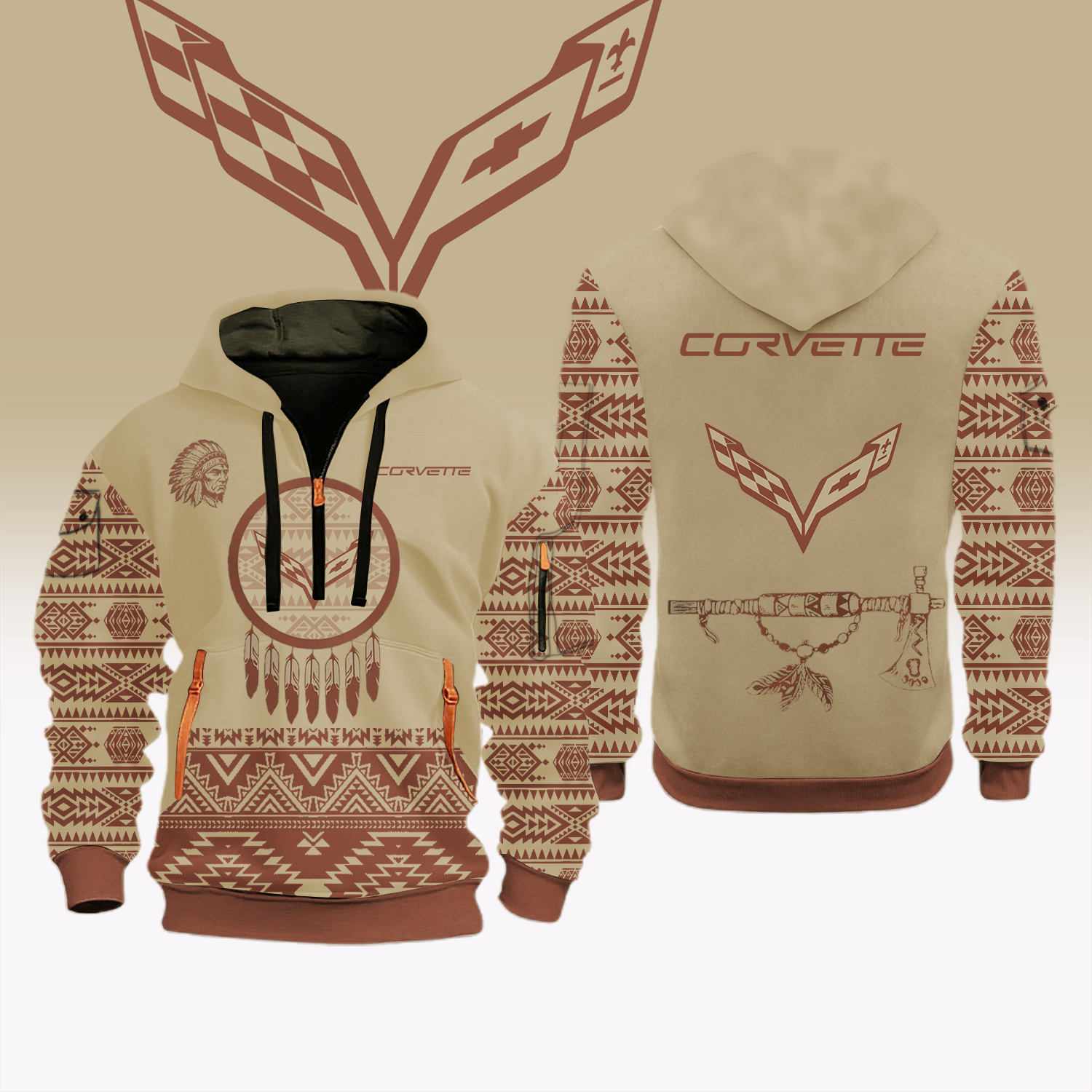Corvette Native American Heritage Month Hoodie - Image 2