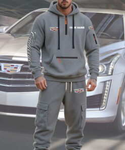 Cadillac Men’s Hoodie and Jogger Set Customize Name